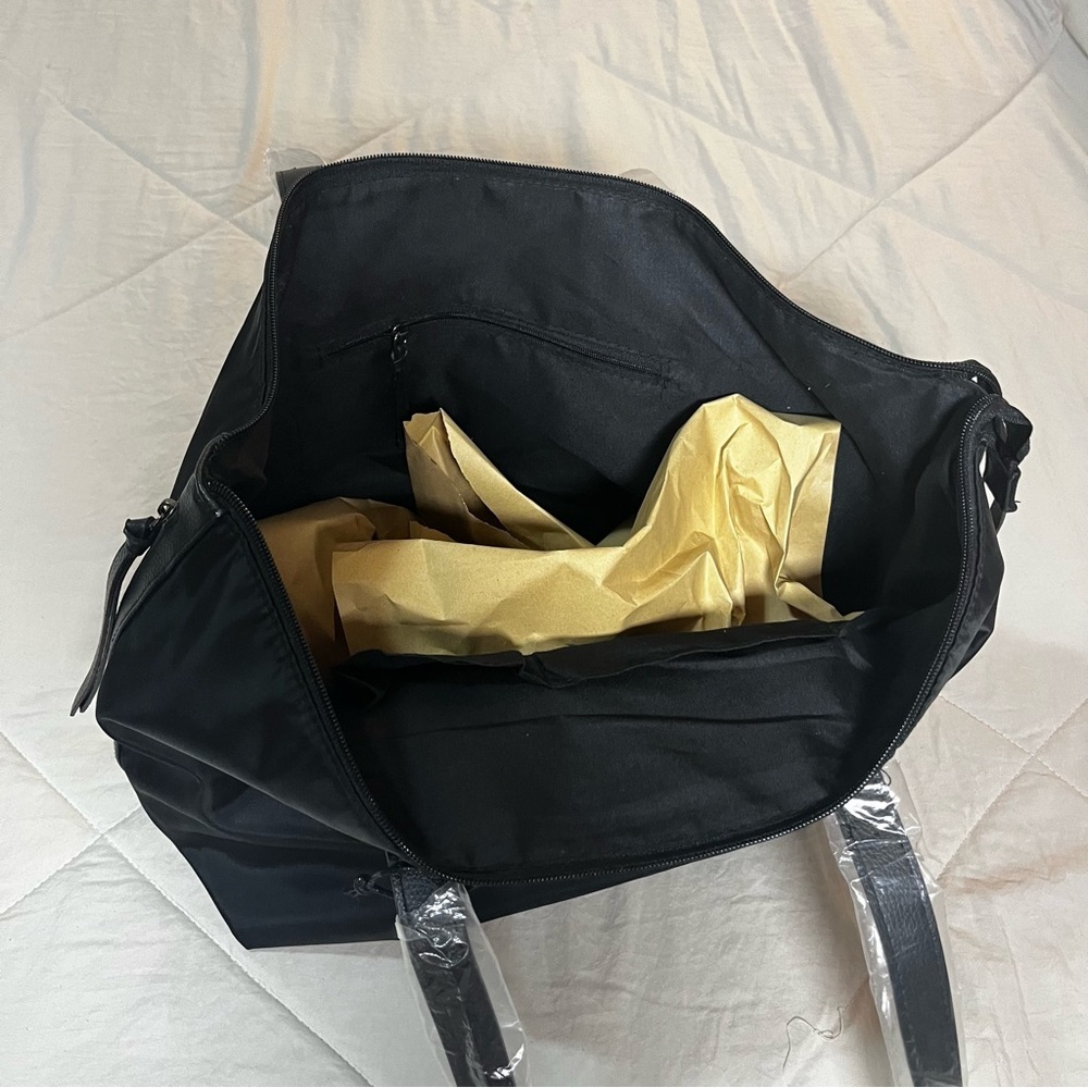 Botkier Bags Large Black Nylon Fabric Tote Shoulder Bag Spacious Women’s Purse - Picture 11 of 15